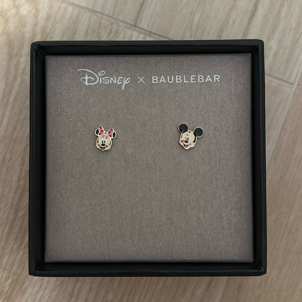 Disney x Baublebar Mickey & Minnie Studded Earrings